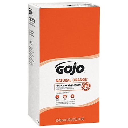 Gojo GOJO Natural* Orange Pumice Hand Cleaner Refill Box - 5,000 mL, 2PK BUY00442290